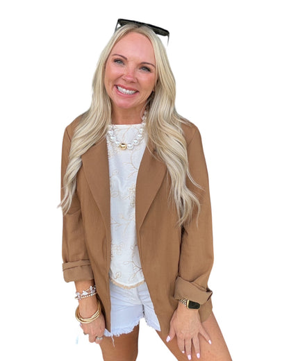 The Signature Blazer - Mocha