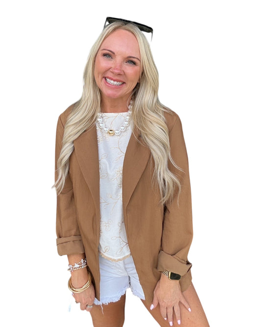 The Signature Blazer - Mocha