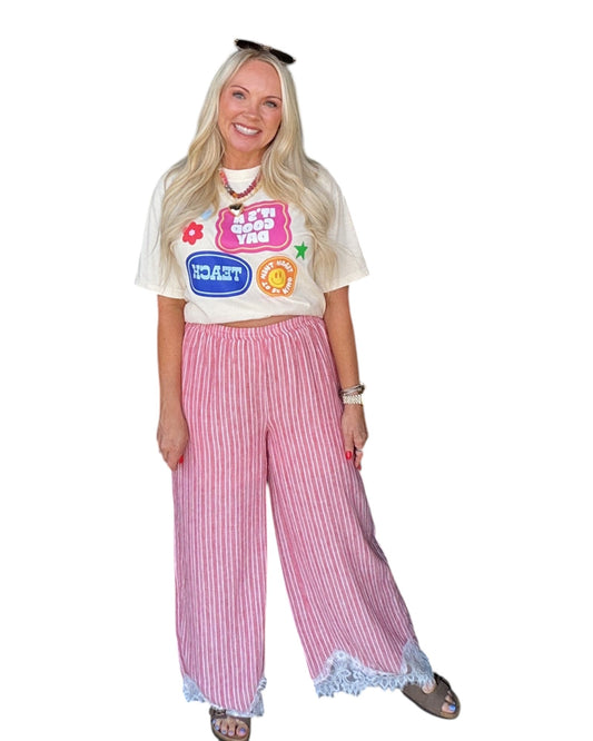 Lace & Leisure Pants