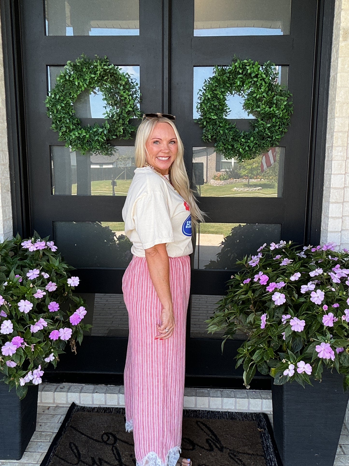 Lace & Leisure Pants