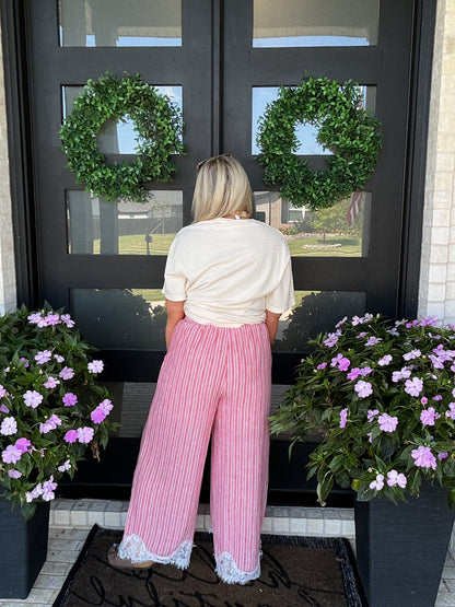 Lace & Leisure Pants