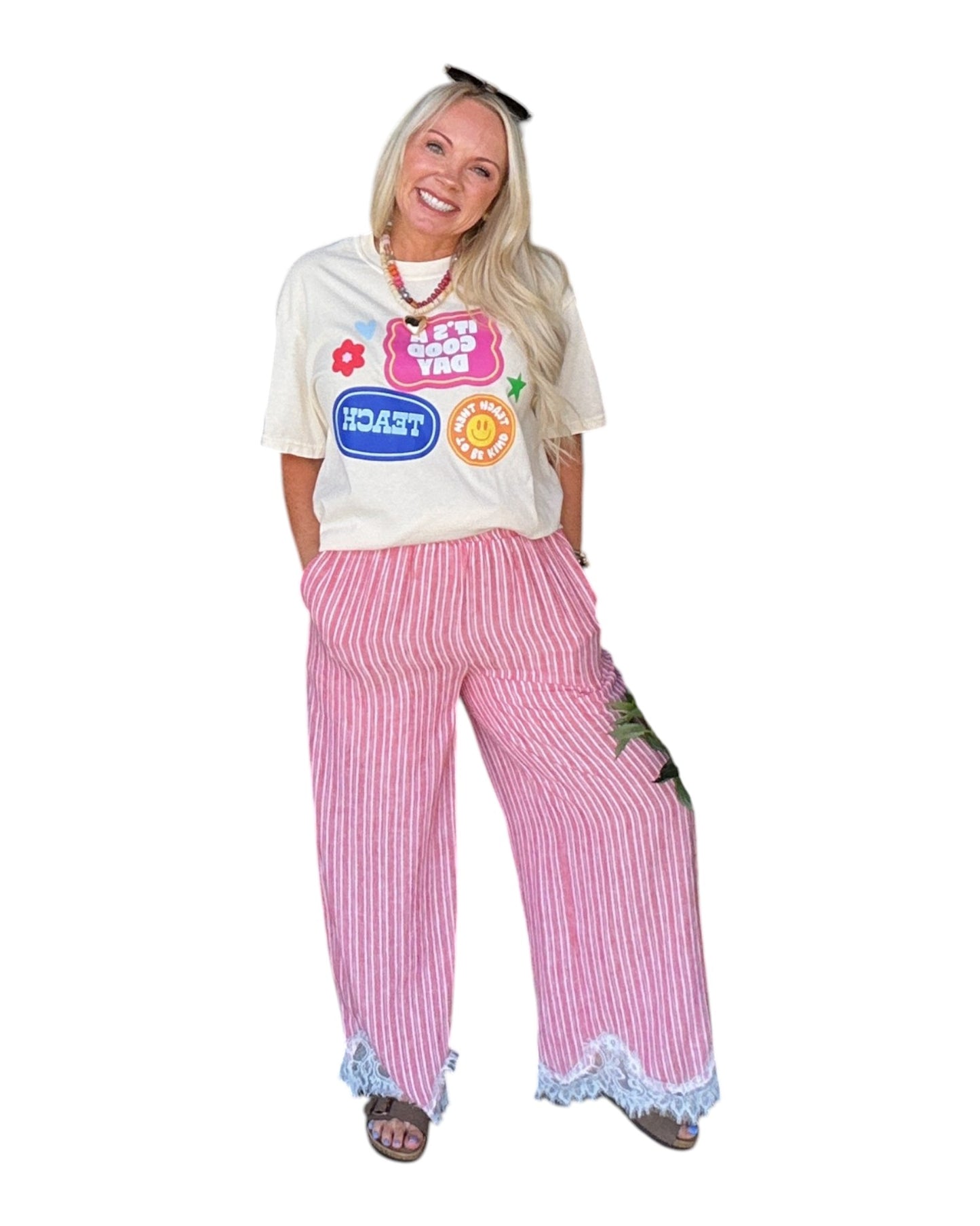 Lace & Leisure Pants