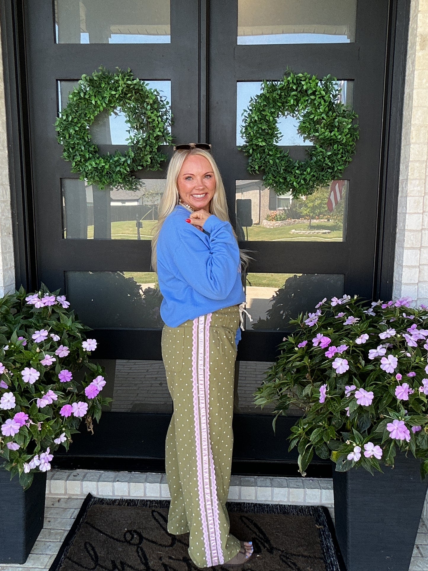 Dot the Line Pants