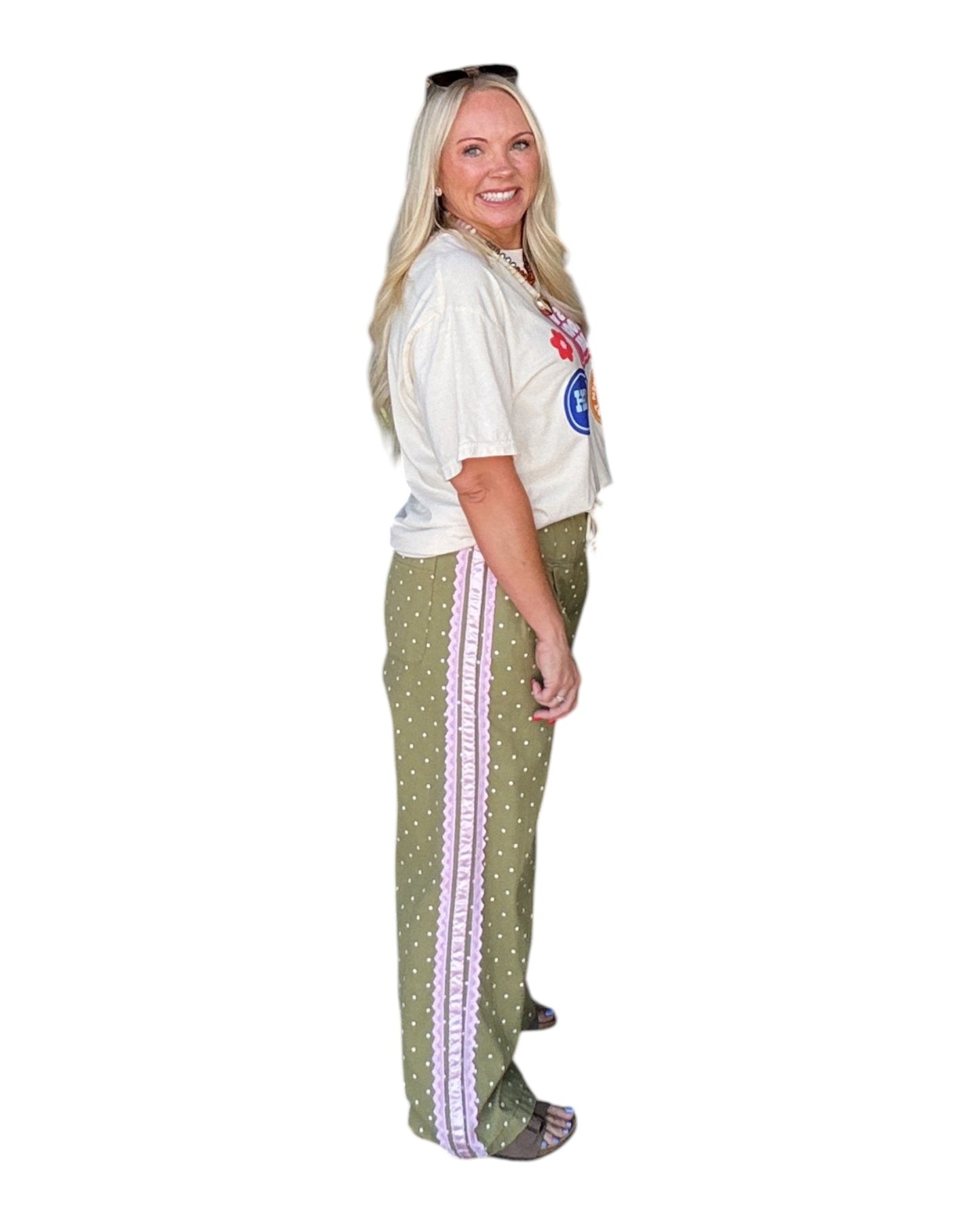 Dot the Line Pants