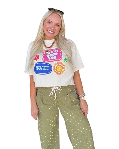 Dot the Line Pants