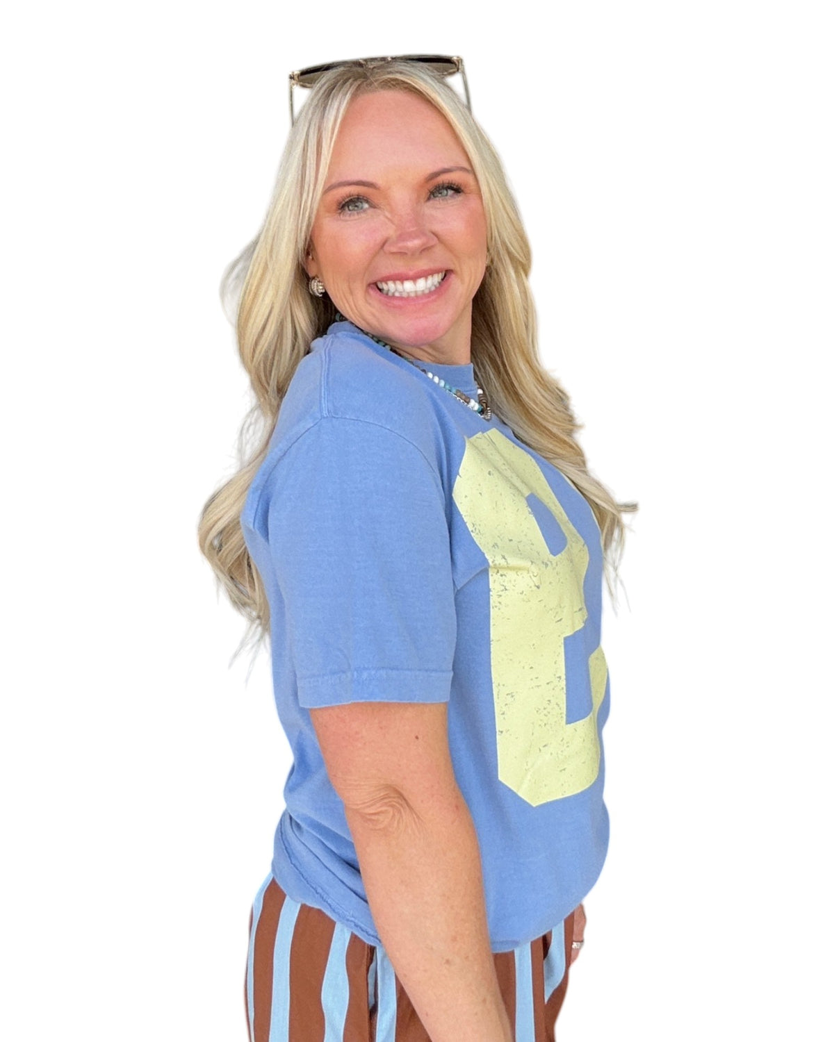 Vintage 19 Tee - Blue