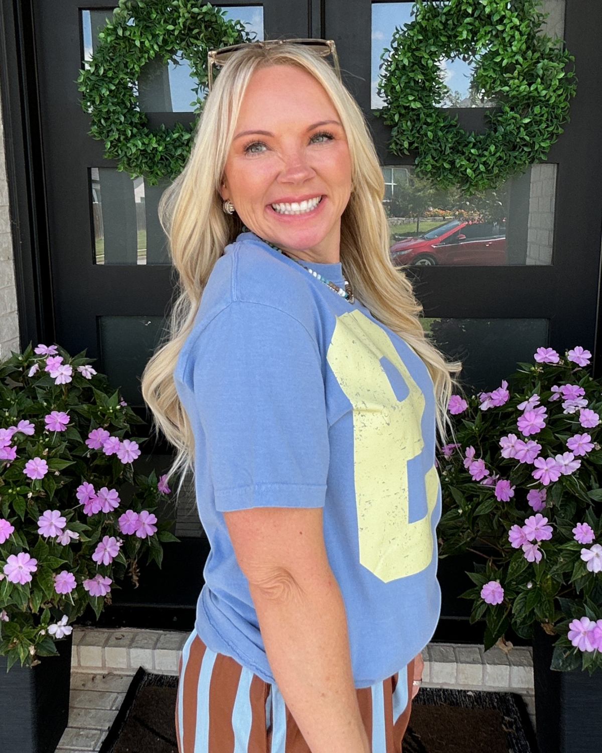 Vintage 19 Tee - Blue