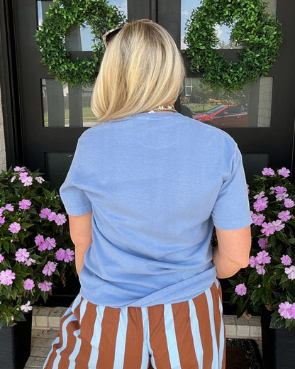 Vintage 19 Tee - Blue