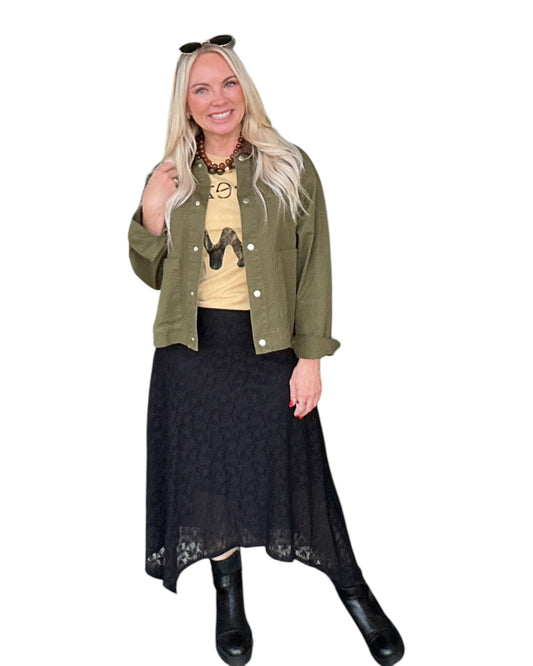 Lace Me Up Skirt