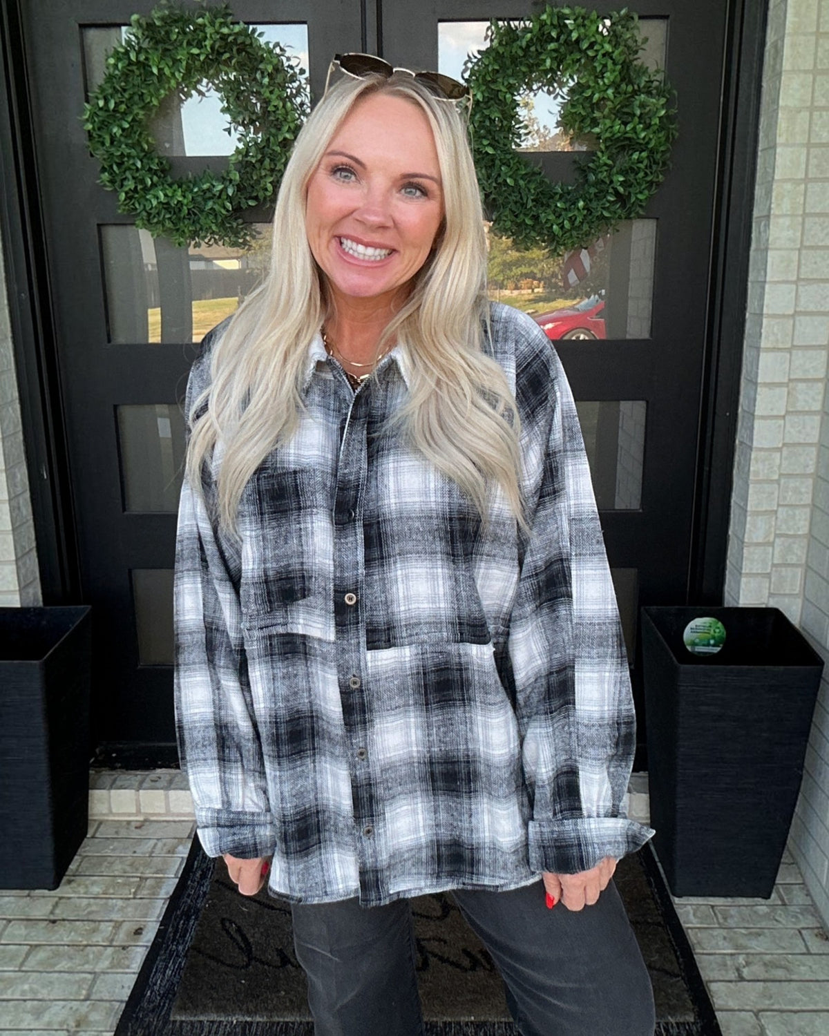 Checked Out Plaid Shirt