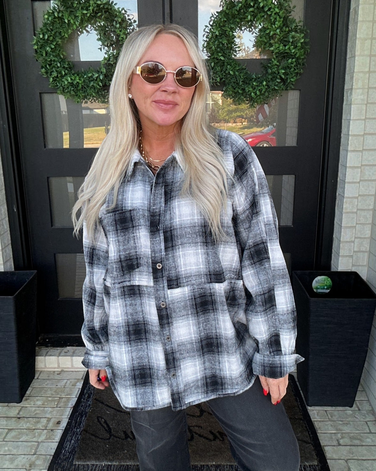 Checked Out Plaid Shirt