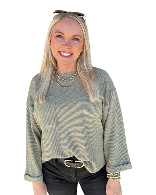 Morgan Lightweight Sweater - Olive