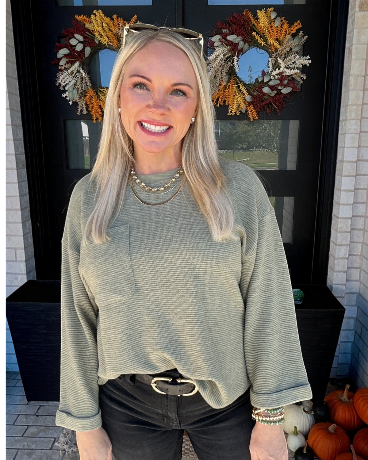 Morgan Lightweight Sweater - Olive