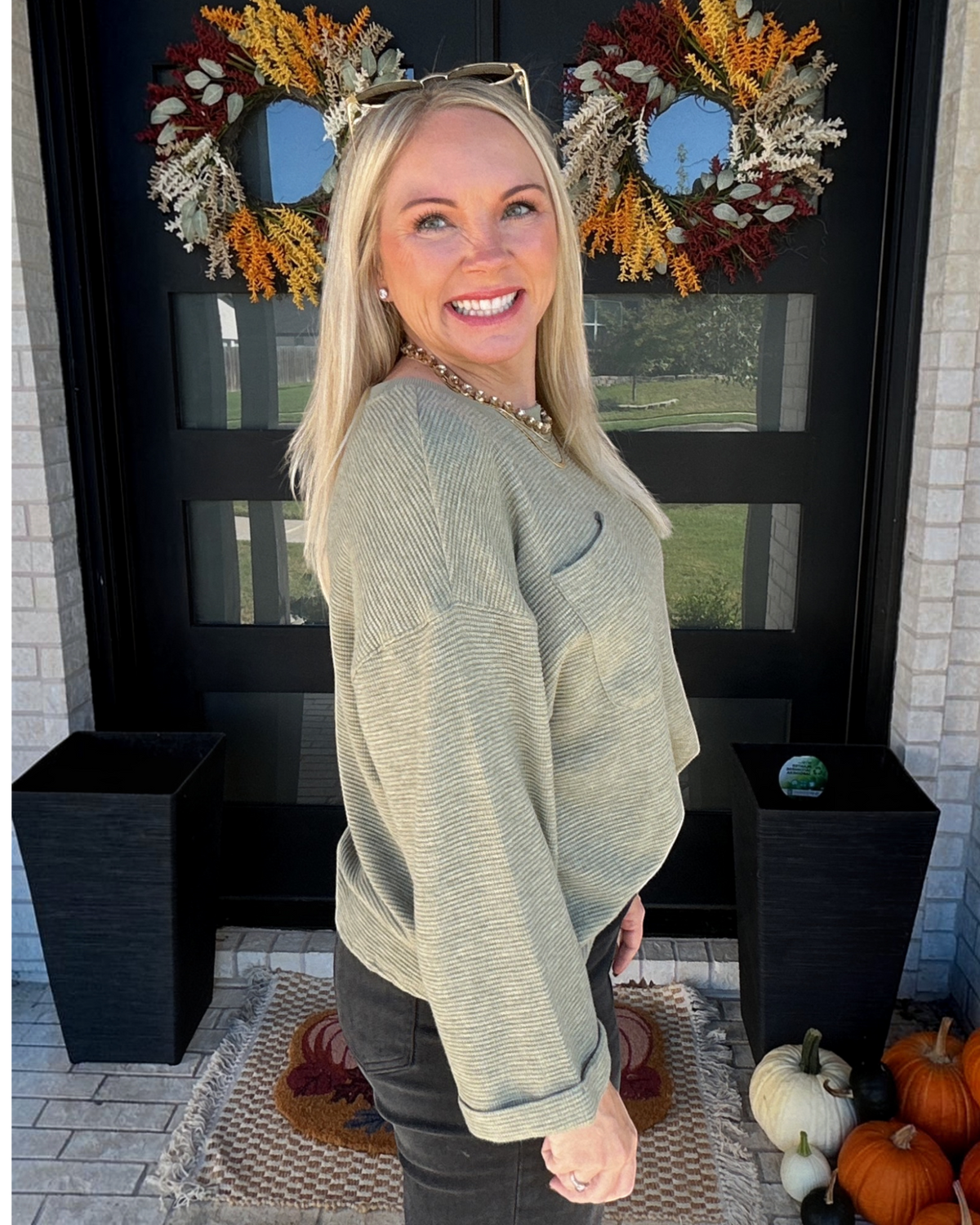 Morgan Lightweight Sweater - Olive