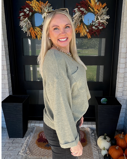Morgan Lightweight Sweater - Olive