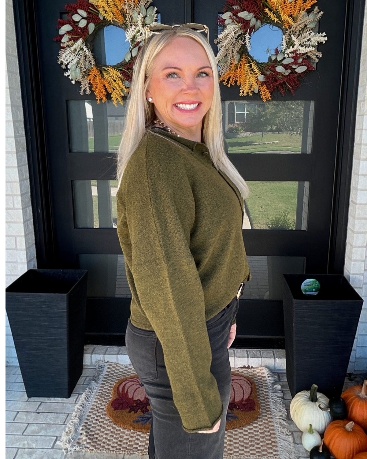 Ellison Cardigan - Olive