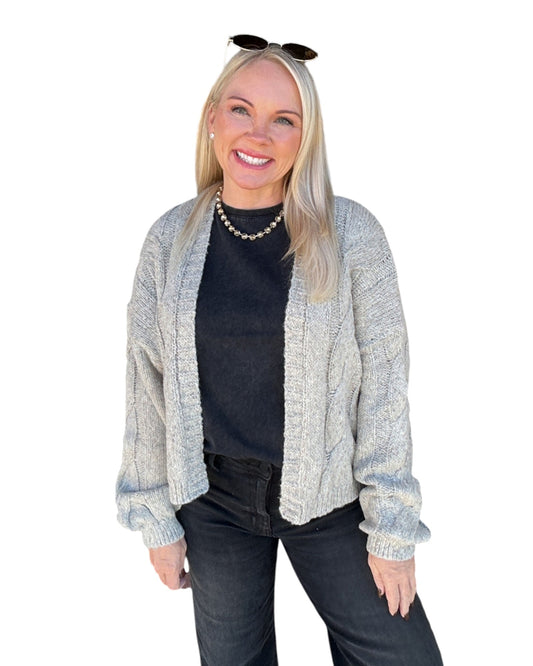Bennett Cable Knit Cardigan