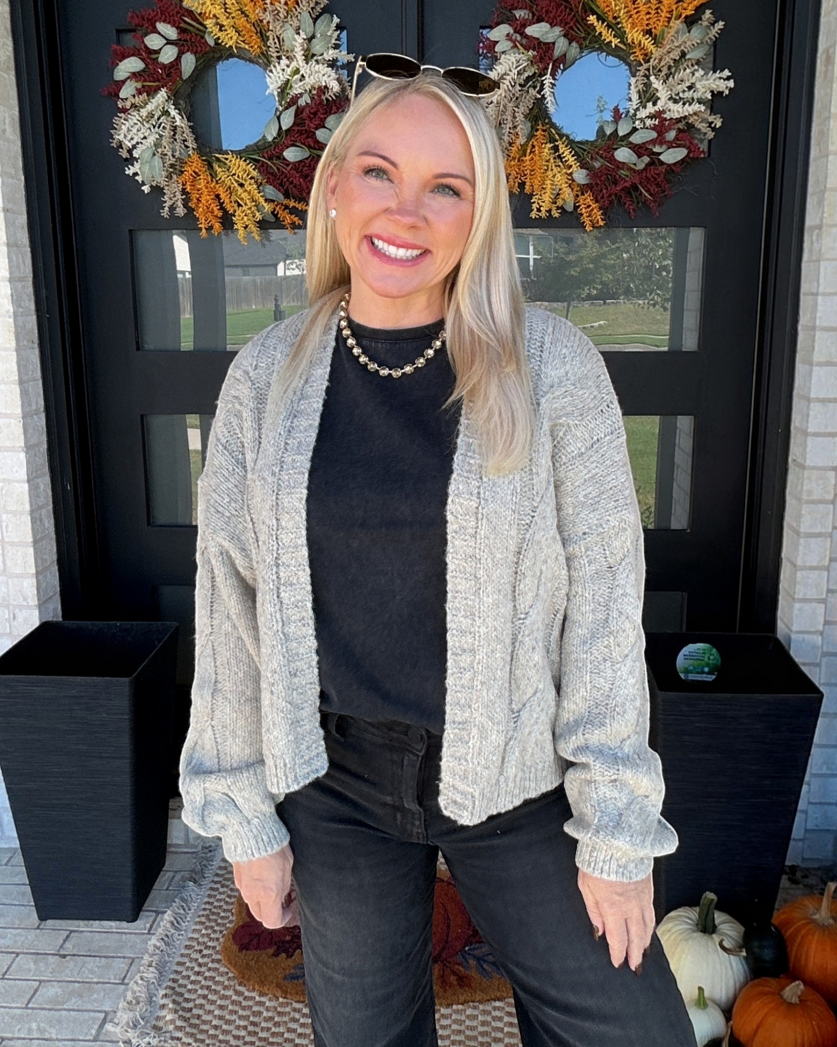Bennett Cable Knit Cardigan