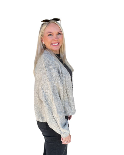 Bennett Cable Knit Cardigan