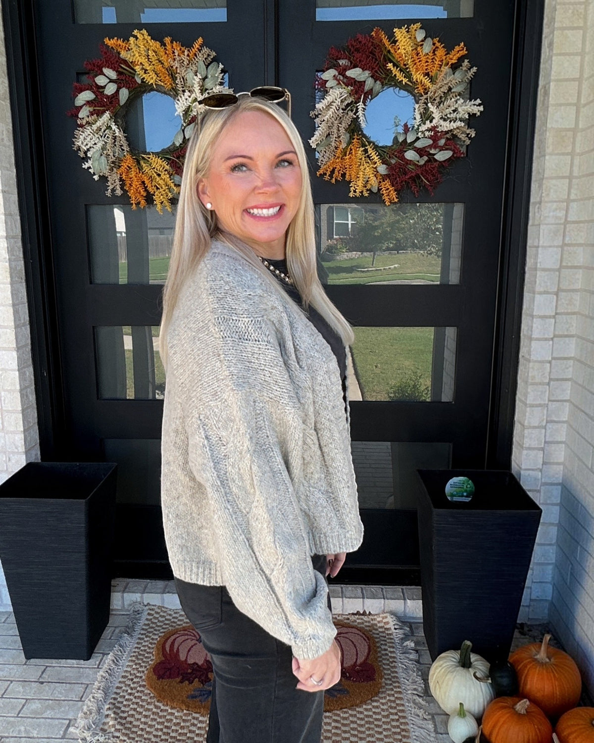 Bennett Cable Knit Cardigan