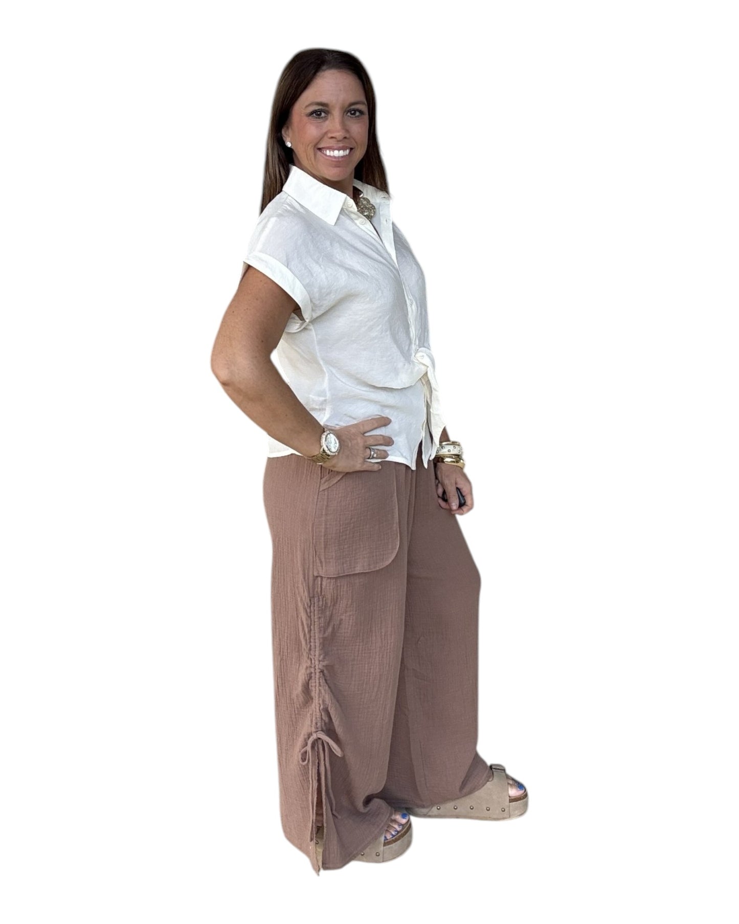 Tied & True Blouse - White