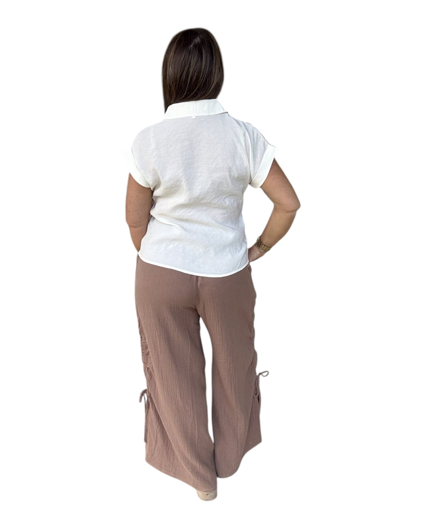 Tied & True Blouse - White