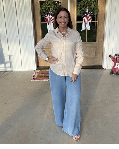 The Everyday Button Down - Khaki