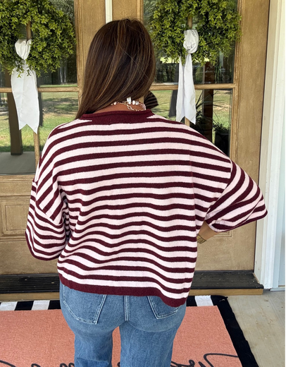 Winslow Stripe Cardigan