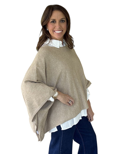 Free & Easy Knit Top - Taupe