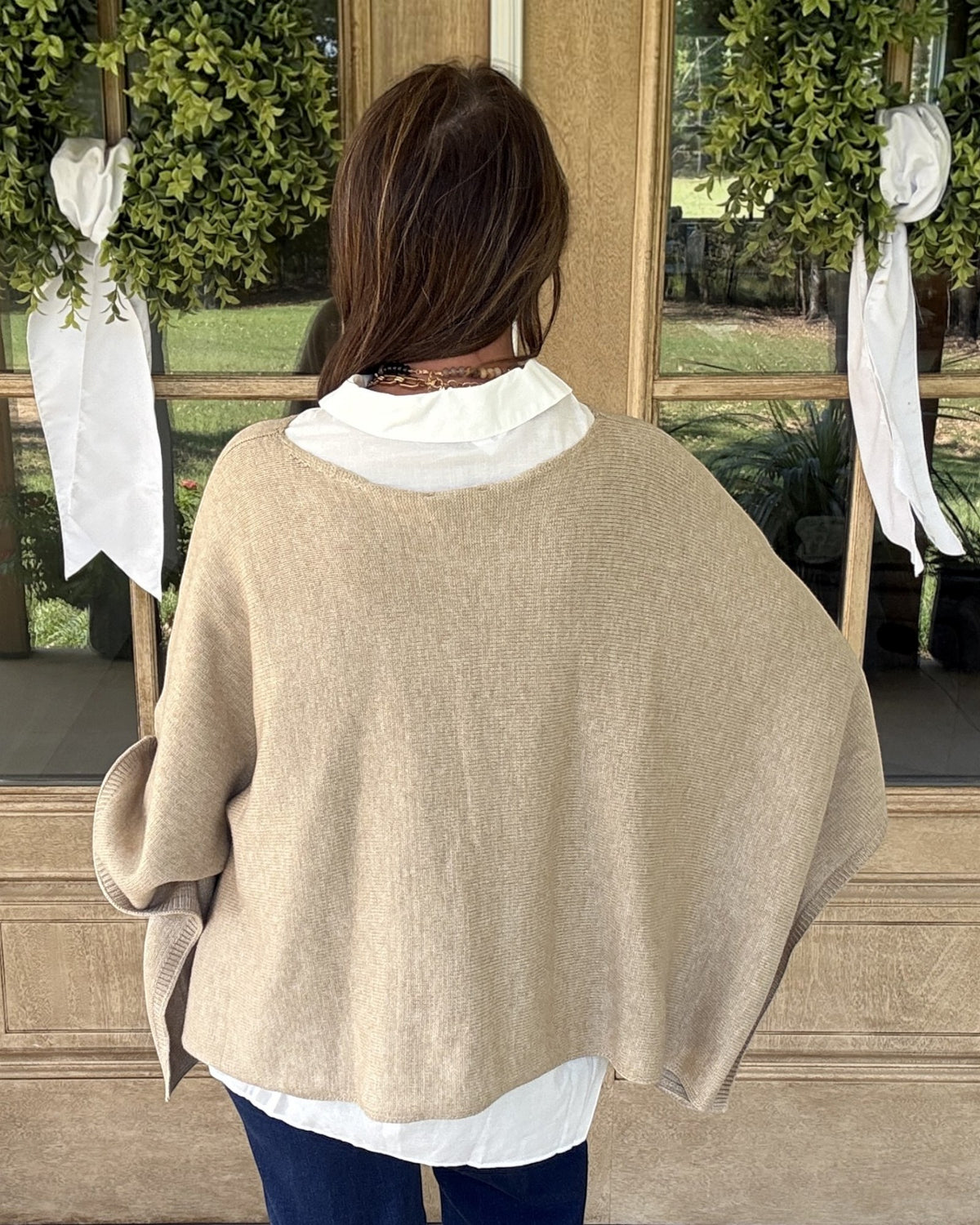 Free & Easy Knit Top - Taupe