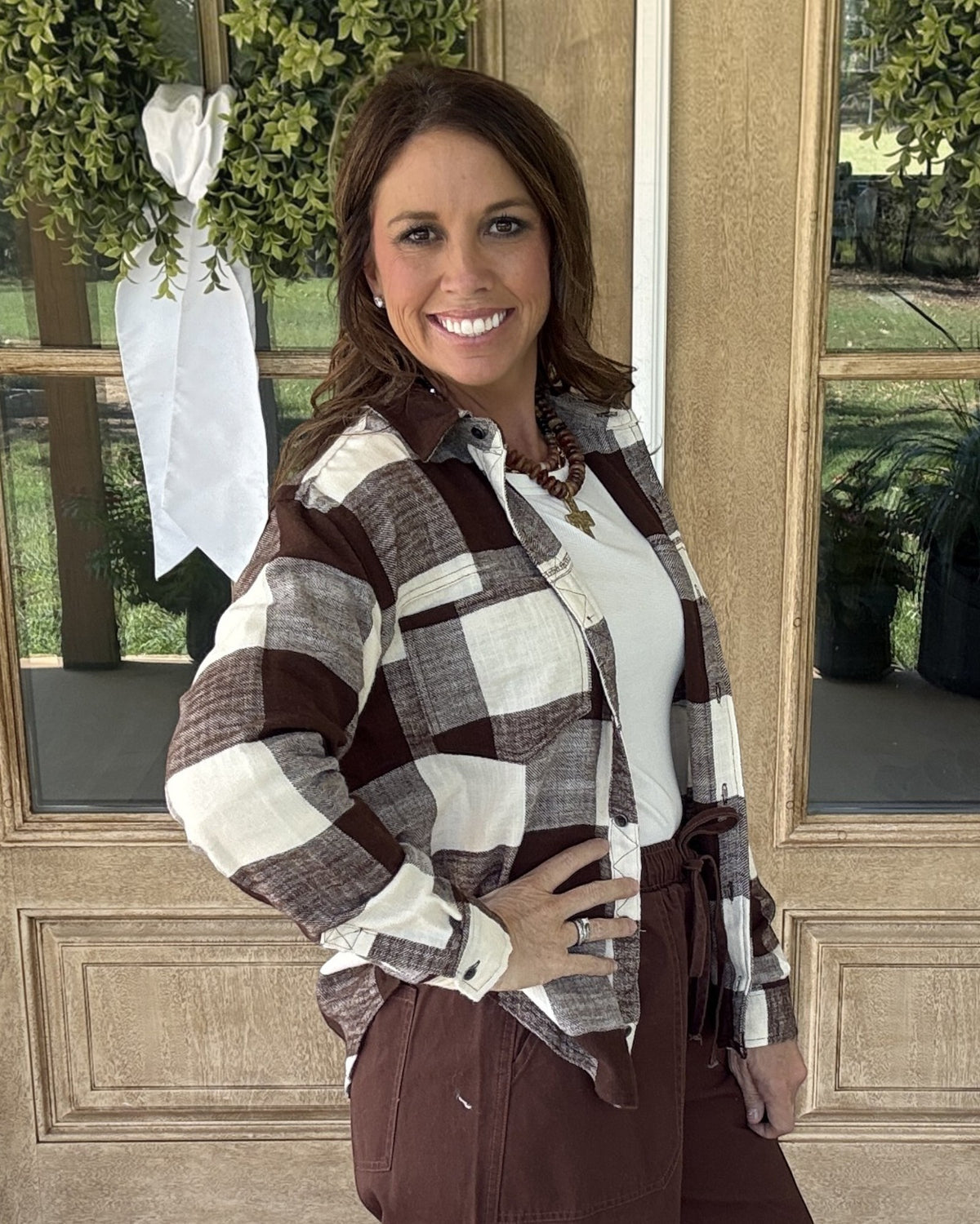 Checkered Past Button Down