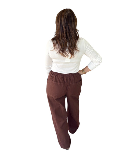Chocolate Theory Barrel Pants