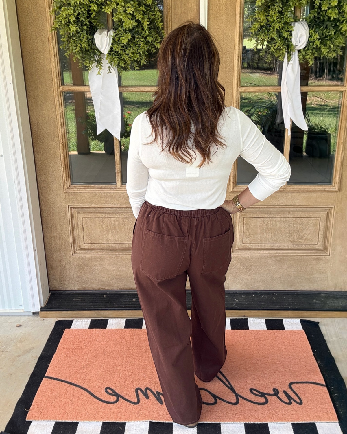 Chocolate Theory Barrel Pants