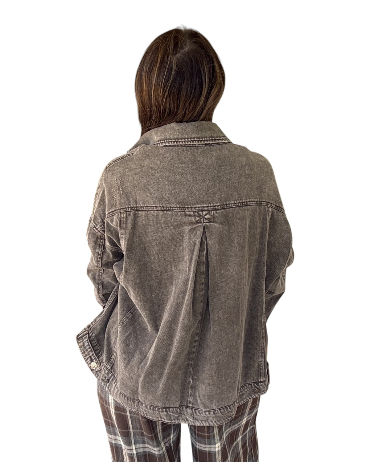 The Slate Denim Jacket - Coffee