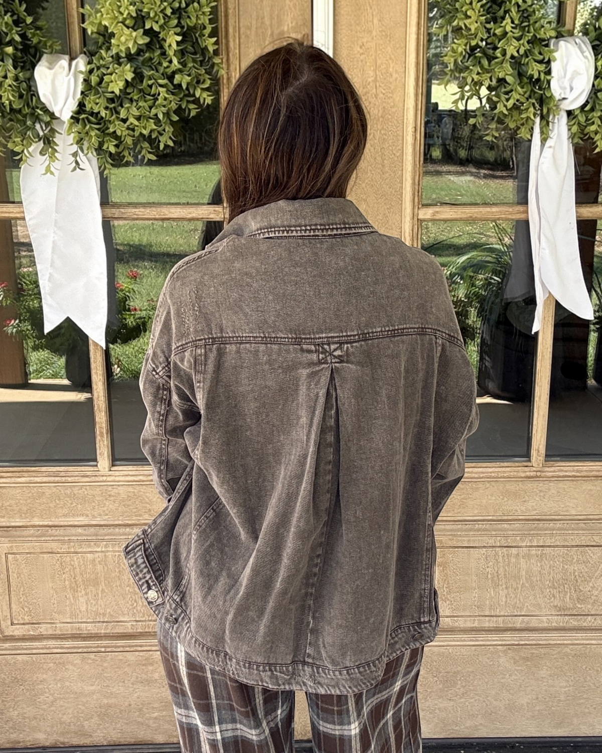 The Slate Denim Jacket - Coffee