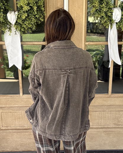 The Slate Denim Jacket - Coffee
