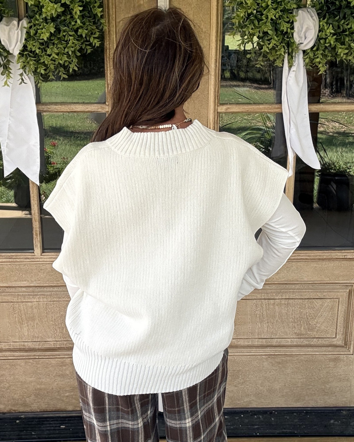 On the Button Cardigan - White