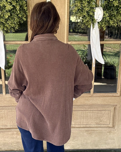 Hailey Waffle Knit Shacket