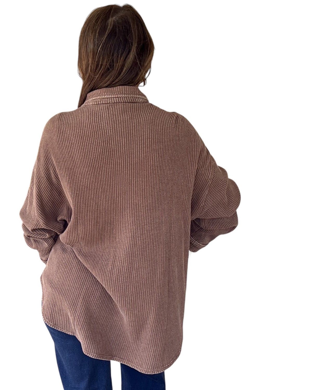 Hailey Waffle Knit Shacket