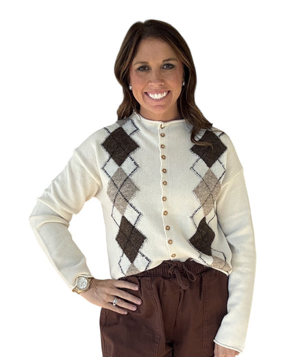 Argyle Things Considered Cardigan