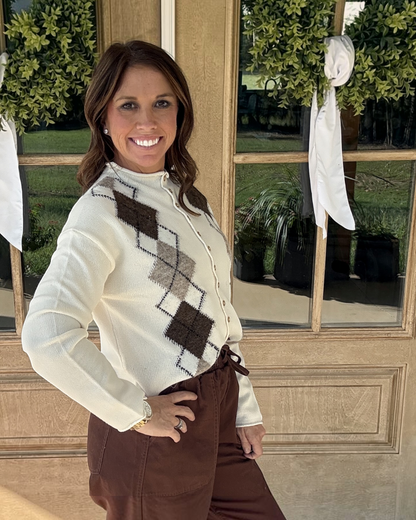 Argyle Things Considered Cardigan