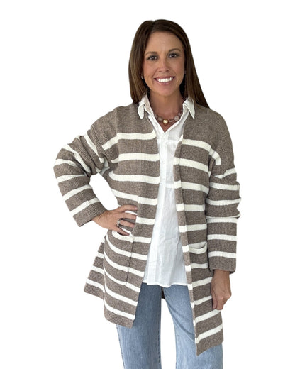 Eloise Stripe Cardigan