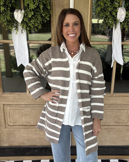 Eloise Stripe Cardigan