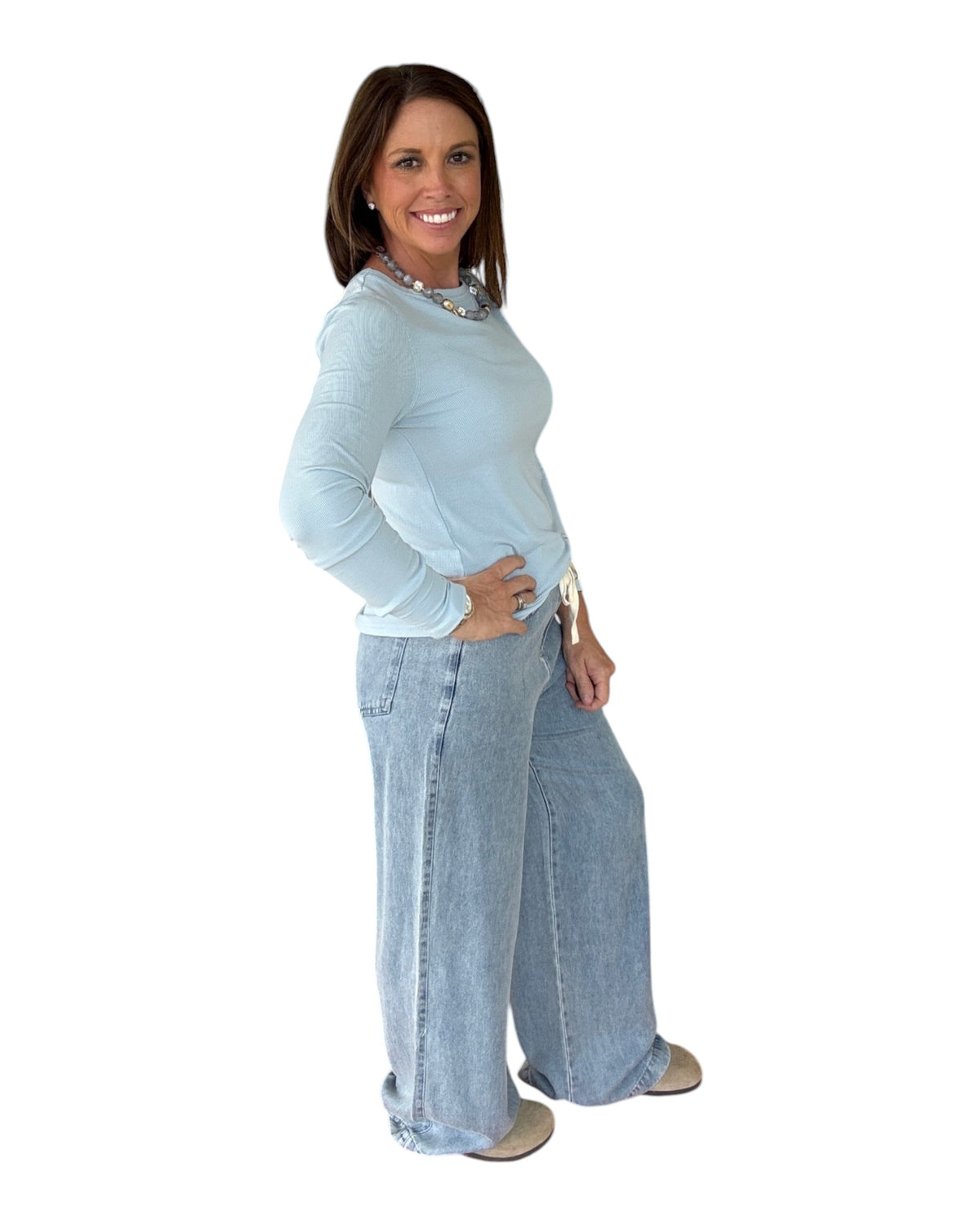 Pull It Together Denim Pants