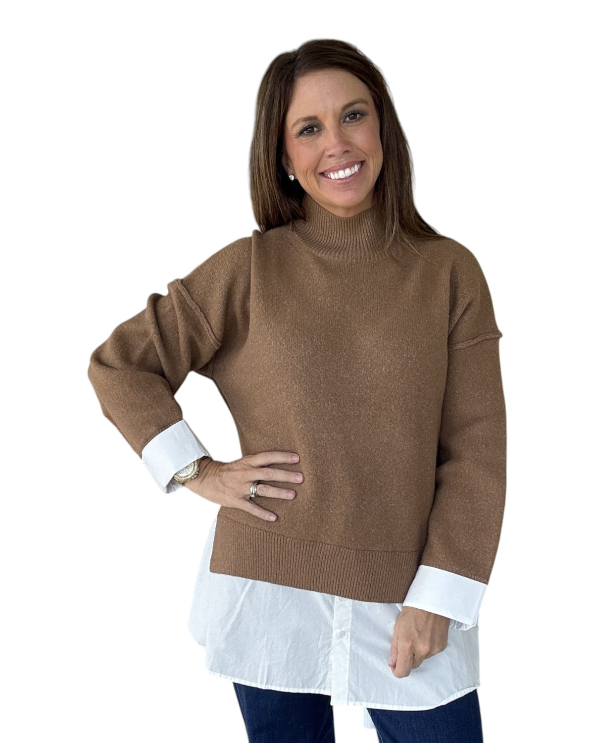 Consider It Done Sweater - Camel