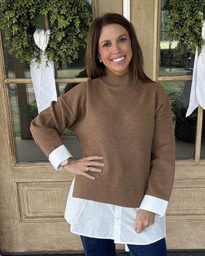 Consider It Done Sweater - Camel