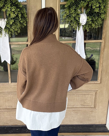 Consider It Done Sweater - Camel