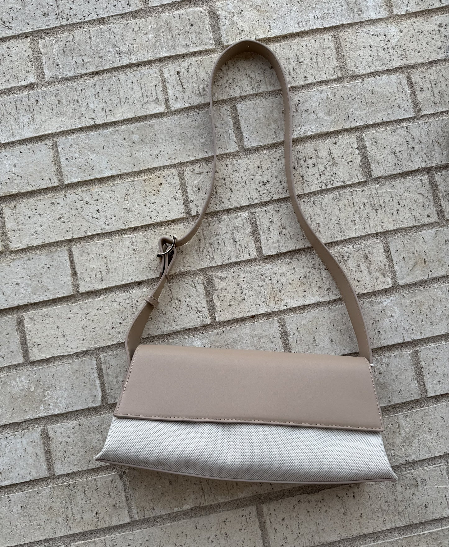 Soft Neutral Shoulder Bag