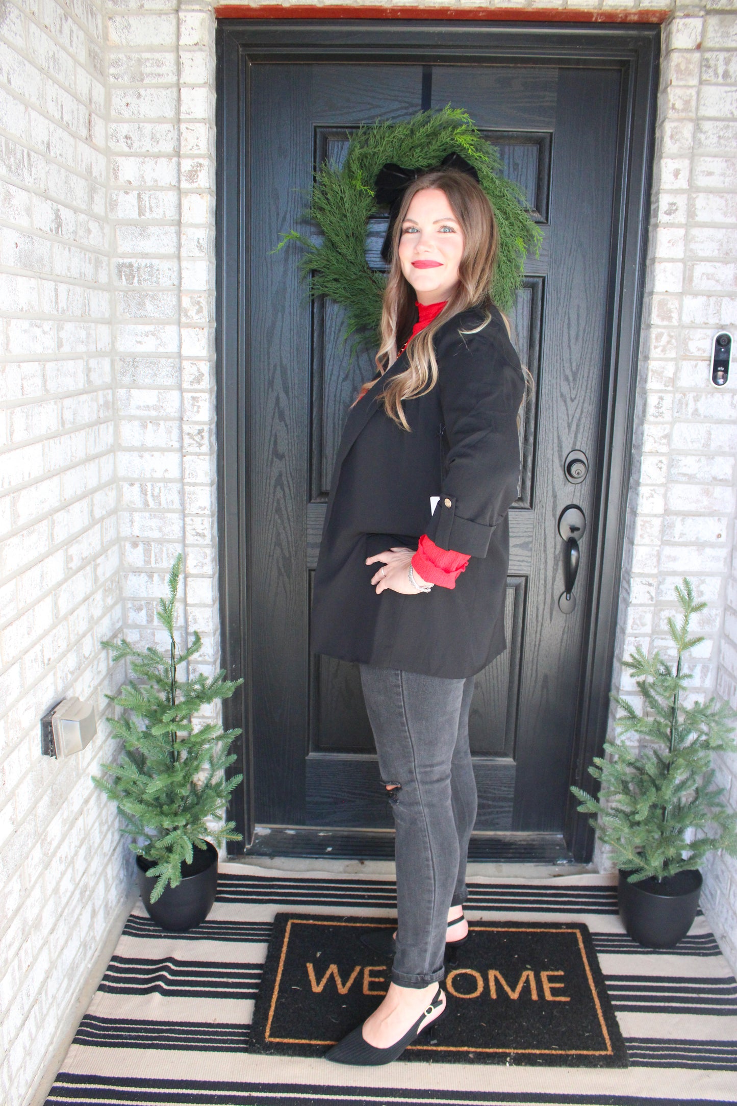 Sleigh the Day Blazer - Black