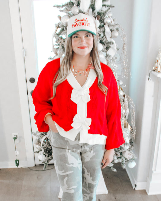 The Bow & Toast Cardigan